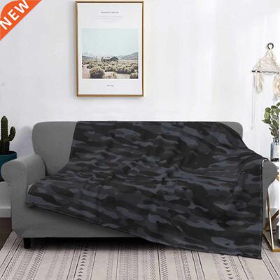 Night Camouflage Pattern Blanket Camo Military Winter Warm B