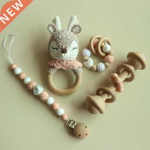 Clips Teething Bracelets Cute Soother Chain Infants Rattle T