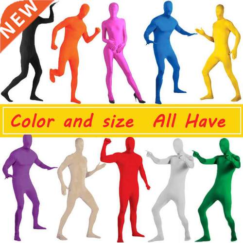 Hot Green Screen Suit Stretchy Skin Body Film Television Bac