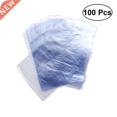 100 PCS PVC Shrink Wrap Bags Plastic Film Shrink Wrapping Ba