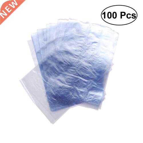 100 PCS PVC Shrink Wrap Bags Plastic Film Shrink Wrapping Ba