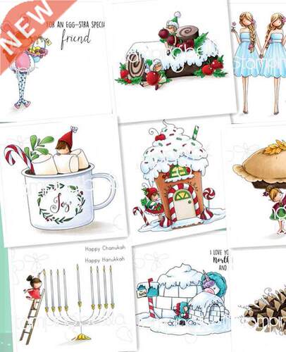 Character Design Transparent Silicone Clear Rubber Stamp She