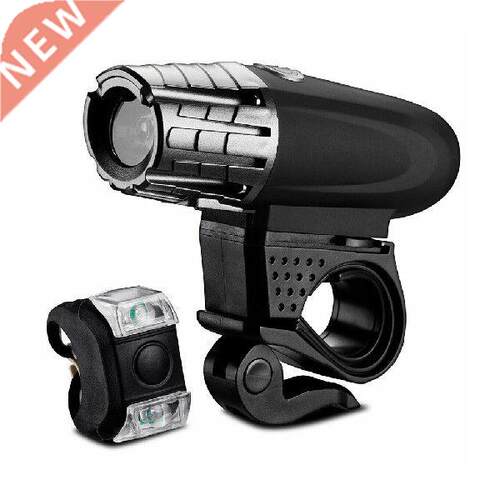 Bike LED Light Front Rear Light Set USB Rechargeable