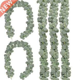 5 Pack Artificial Plants Green Eucalyptus Vines Garland Fake