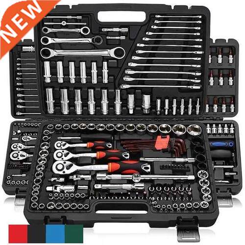 46pcs Socket Ratchet Car Repair Tool Wrench Set Head Ratchet