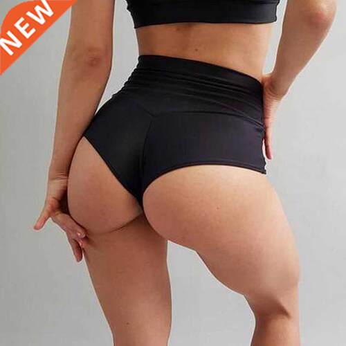 Summer Workout Fitness Shorts Seamless Biker Women High Wais