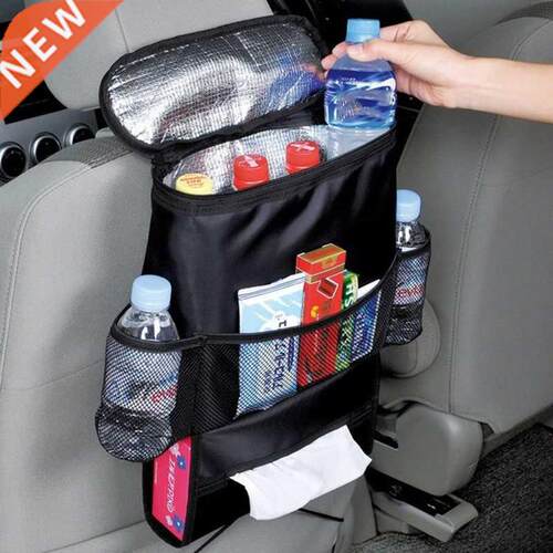 Car Seat Back Multi-Pocket Ice Pack Bag Hanging Organizer Co