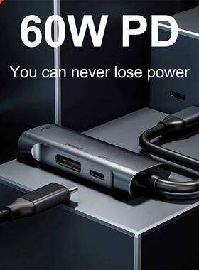 in 1 USB C HUB Type C Docking Station 4K@60Hz DisplayPort