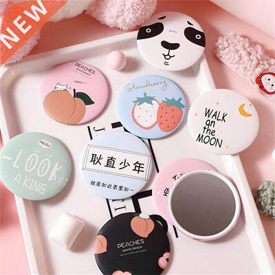 Handheld Makeup Mirror Round Pocket Vanity Mirror Compact