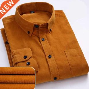 Men Casual Shirts Soft Leisure Sid Regular Fit Cotton Cord
