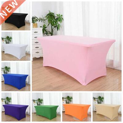 19 Colours Wedding Spandex Table Cloth Cover Linen Lycra Rec