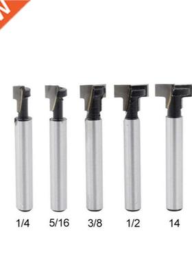 1/4 Shank 1/4-14MM T-Slot Milling Cutter Router Bit Set He