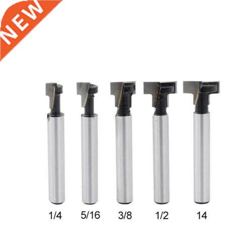 1/4 Shank 1/4-14MM T-Slot Milling Cutter Router Bit Set He