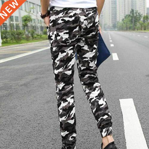 штаны Men pants Sporty Camouflage Color Pockets Waist D
