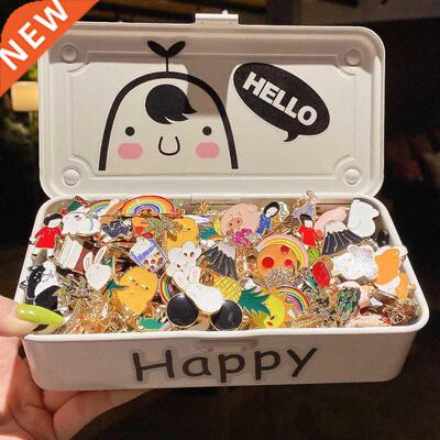 Fashon Ranbow Enamel Pn Cartoon Cute Fruts Food Mx Broo