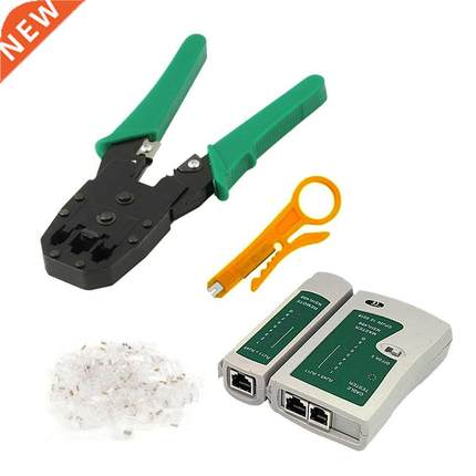 Elisona 4pcs Network Crimper Cable Tester Wire Stripper RJ45