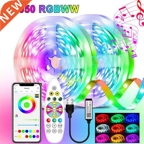 USB RGB LED Strip Lights Luces LED Light Neon Tape Diode Rib