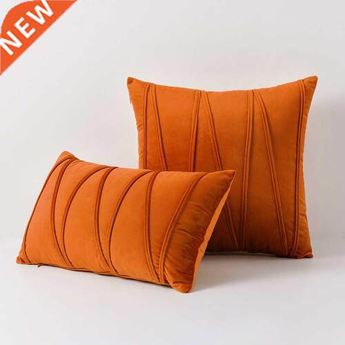 Soft Velvet Striped Cushion Covers Nordic Throw Pillows Cove