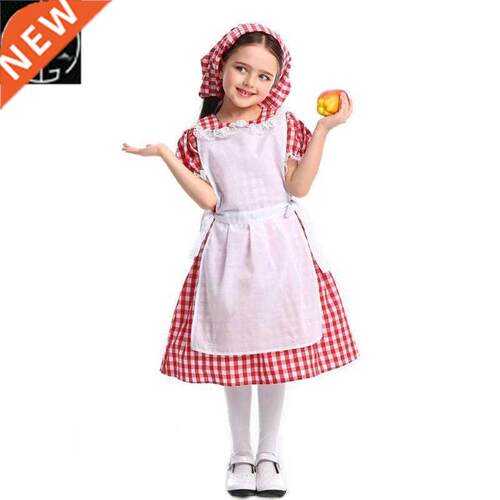 last century costume Halloween play lace red plaid beer