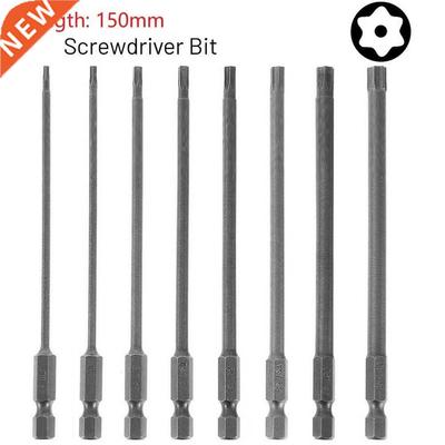 Tamper Proof Security Drill Bit Set 150mm Long Magnetic Torx