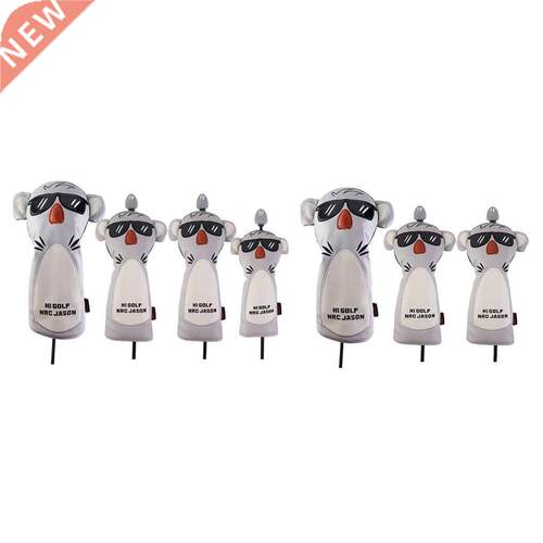 Golf Wood Head Covers PU Driver Headcover Woods Guard Gift