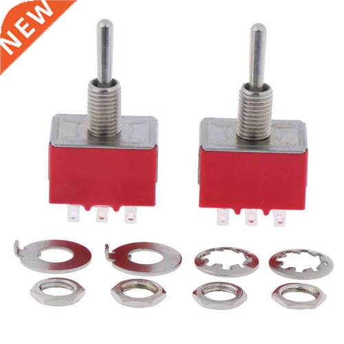 2pcs Small 9Pins 3PDT On On/on Off On 2/3 Positions Mini Tog