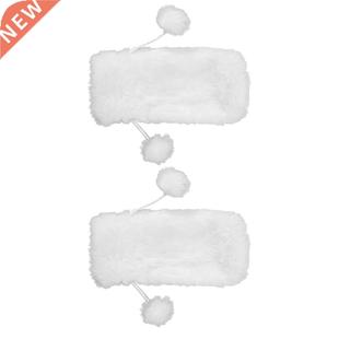 2PCS Christmas Bottle Cover Plush Bottle Bag Champagne