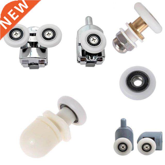 4PCS Castors Kit for Shower Cabin Doors Wheel 23 25 27mm Top