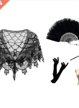 Gatsby Party Mesh Short Cover Up Dress 1920s Flapper cosrume