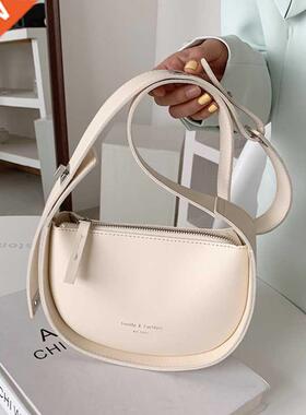 Burminsa Semicircle Saddle oulder Crossbody Bags For Women