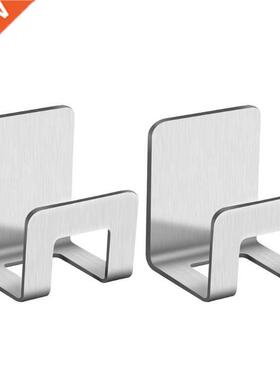 2 Pcs Small Sponge Holder Kitchen Storage Rack Wall Mounted