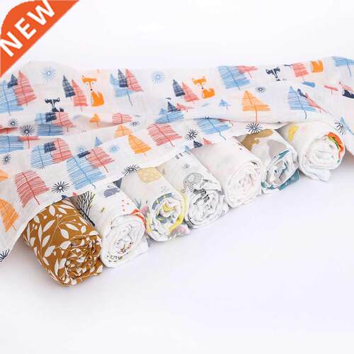 120X110cm Baby Blankets Newborn Swaddle Wrap Blankets Cotton