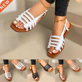 Women Sandals Woman Summer Hollow Out Roman Shoes Women's G