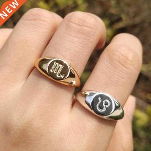 Minimali 12 Conellation Rings for Women Zodiac Sign Cute