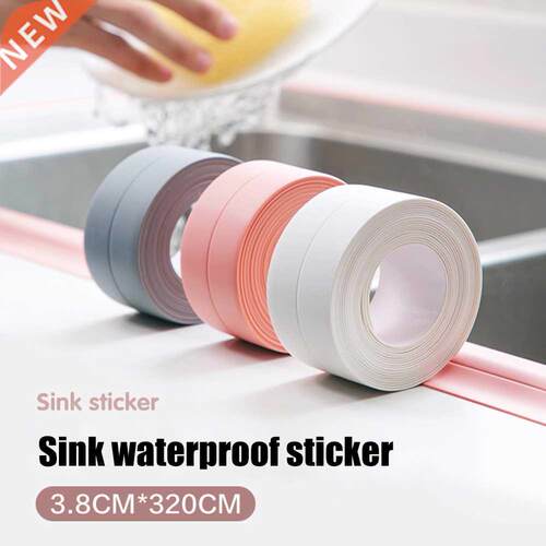 .2m Kitchen Waterproof Tape Sink Bathroom Sealing Tape Bath