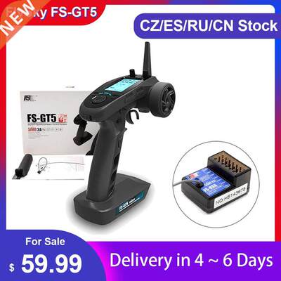 FlySky FS-GT5 2.4G 6CH AFHDS RC Transmitter Can Store 20 Mod