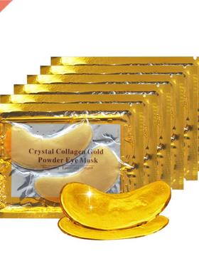 1 para kryszta  kolagen z oto w proszku maska na oczy przeci
