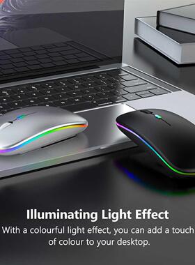 Wireless Mouse Bluetooth RGB Rechargeable Mouses Wireless Co