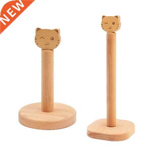 Rustic Wood Toilet Paper Towel Dispenser Easy One-handed Tea