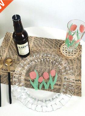 Super Popular Japan Korean Style Classic Tulip Plate Wine