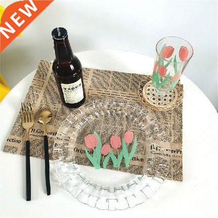 Super Popular Japan Korean Style Classic Tulip Plate Wine