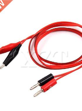 90CM Crocodile Clip Line Red And Black Clips Crocodile