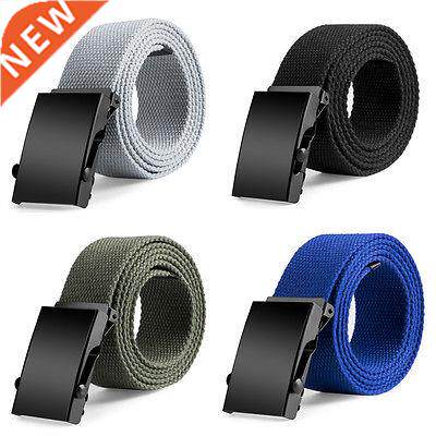 2022 New Waist Belts Men Womens Unisex Cotton Fabric Webbin - 封面
