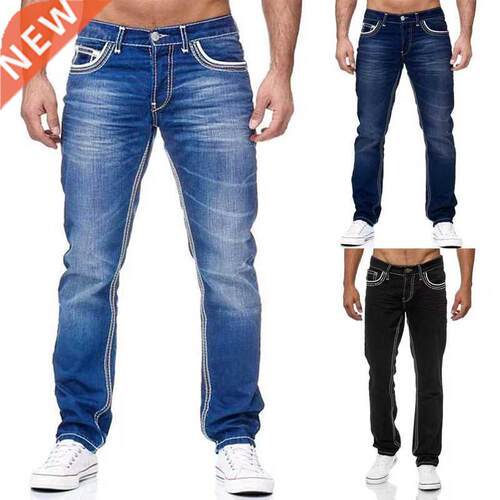 Mens jeans High quality fashion Daily Smat Casual men's stc
