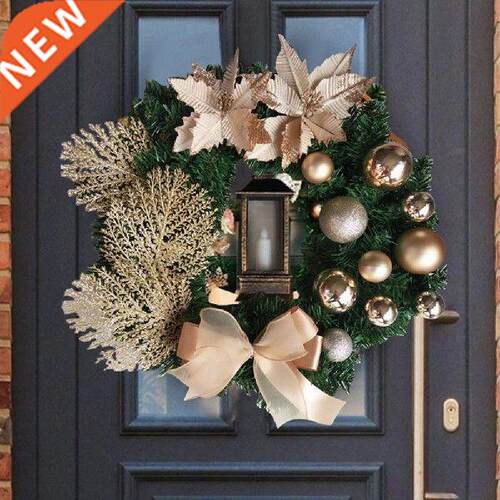 Simulation Flower Christmas Wreath Artificial Plant Rattan