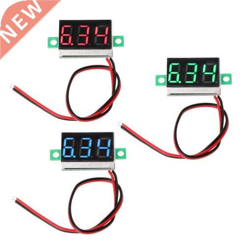 Digital Voltmeter 0.6 2-wires DC 2.50 to 2.0V LED Volt Me