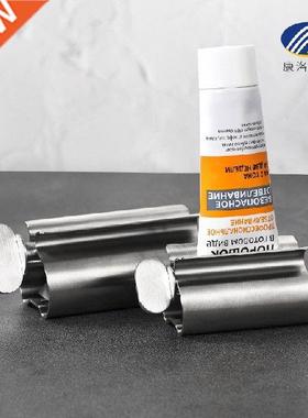 Stainless steel toothpaste holder, toothpaste squeezing
