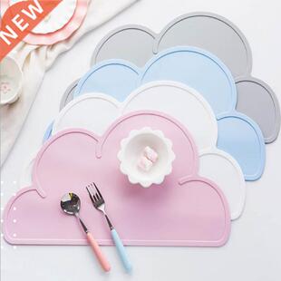 Cloud Shape Placemat Kids Plate Mat Food Grade Silicone
