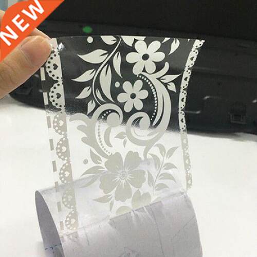 White Lace Transparent Detachable Wallpaper Border op