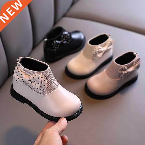 2021 Girls Martin Boots New Winter Kids Warm Elegant Princes